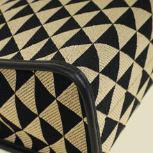 Prada Bicolor Symbole Embroidered Tote Large Bag