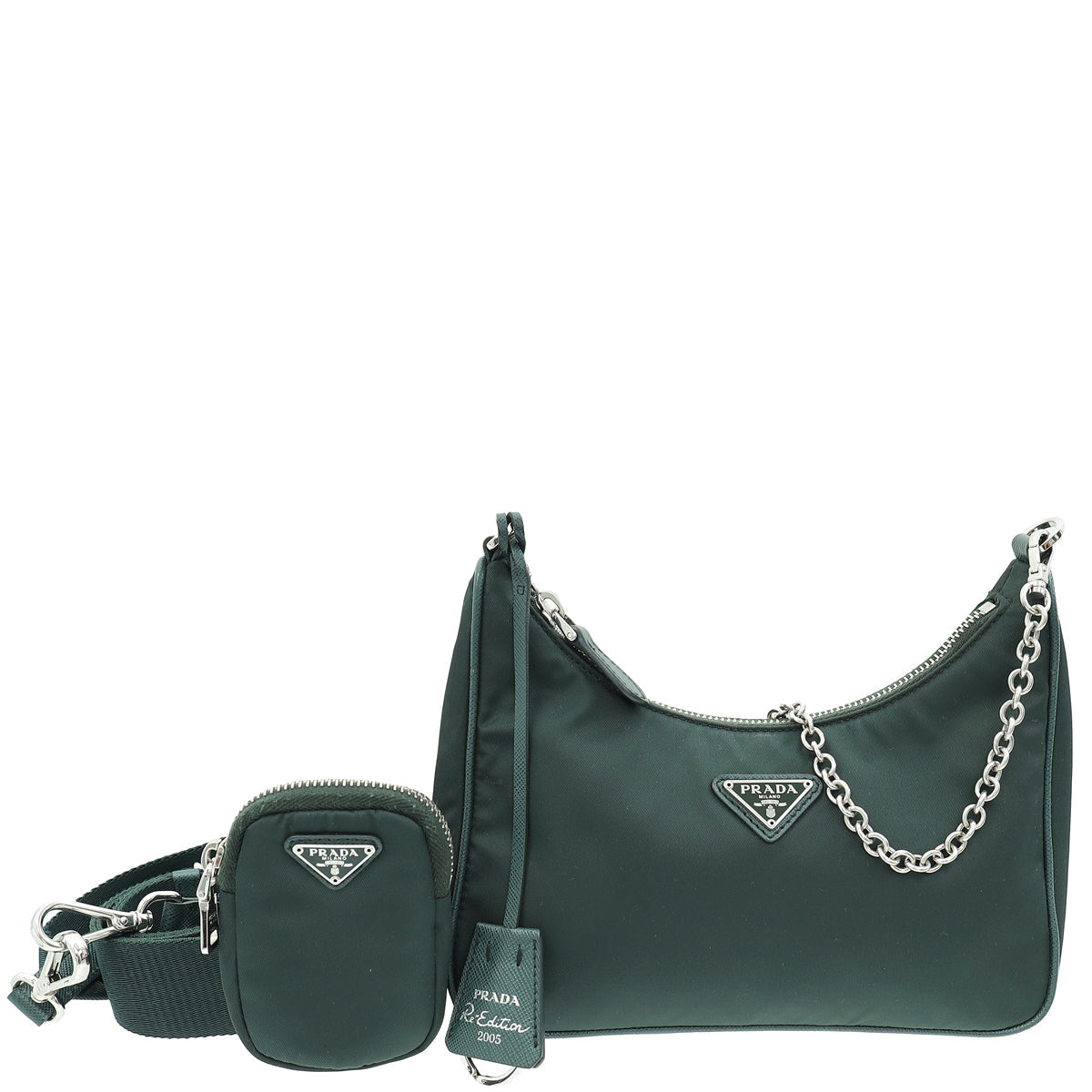 Prada Smeraldo Re-Edition 2005 Re-Nylon Bag