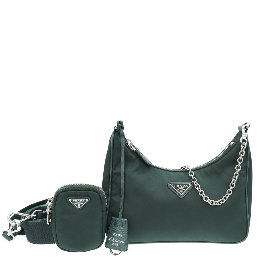 Prada Smeraldo Re-Edition 2005 Re-Nylon Bag