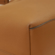 Prada Brown Logo Embossed Vitello Hobo Bag