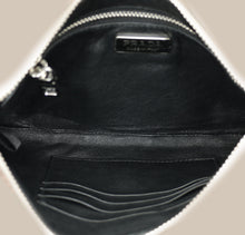 Prada Bicolor Python Slim Zip Wristlet Pouch