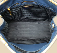 Prada Navy Blue Lux Galleria Medium Tote Bag