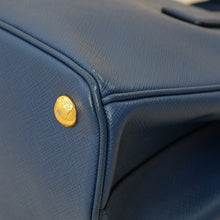 Prada Navy Blue Lux Galleria Medium Tote Bag