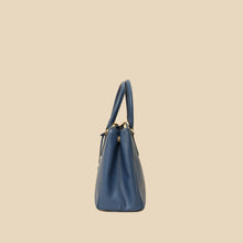 Prada Navy Blue Lux Galleria Medium Tote Bag