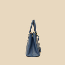 Prada Navy Blue Lux Galleria Medium Tote Bag