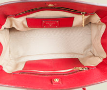 Prada Bicolor Canapa Tote Bag