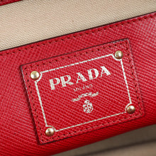 Prada Bicolor Canapa Tote Bag