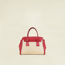 Prada Bicolor Canapa Tote Bag