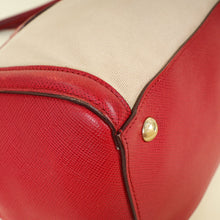 Prada Bicolor Canapa Tote Bag