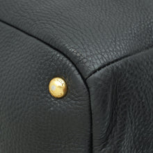Prada Black Vitello Daino Hobo Bag