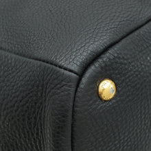 Prada Black Vitello Daino Hobo Bag