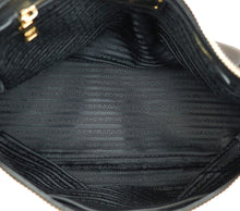 Prada Black Vitello Daino Hobo Bag