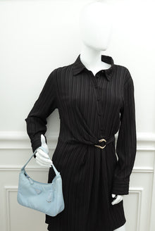Prada Celeste Re-Edition 2000 Re-Nylon Mini Bag