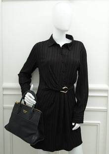 Prada Black Paradigme Tote Bag