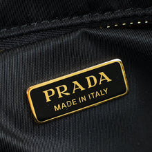 Prada Black Explore medium Re-Nylon Shoulder Bag with Flap