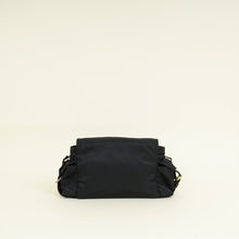 Prada Black Explore medium Re-Nylon Shoulder Bag with Flap