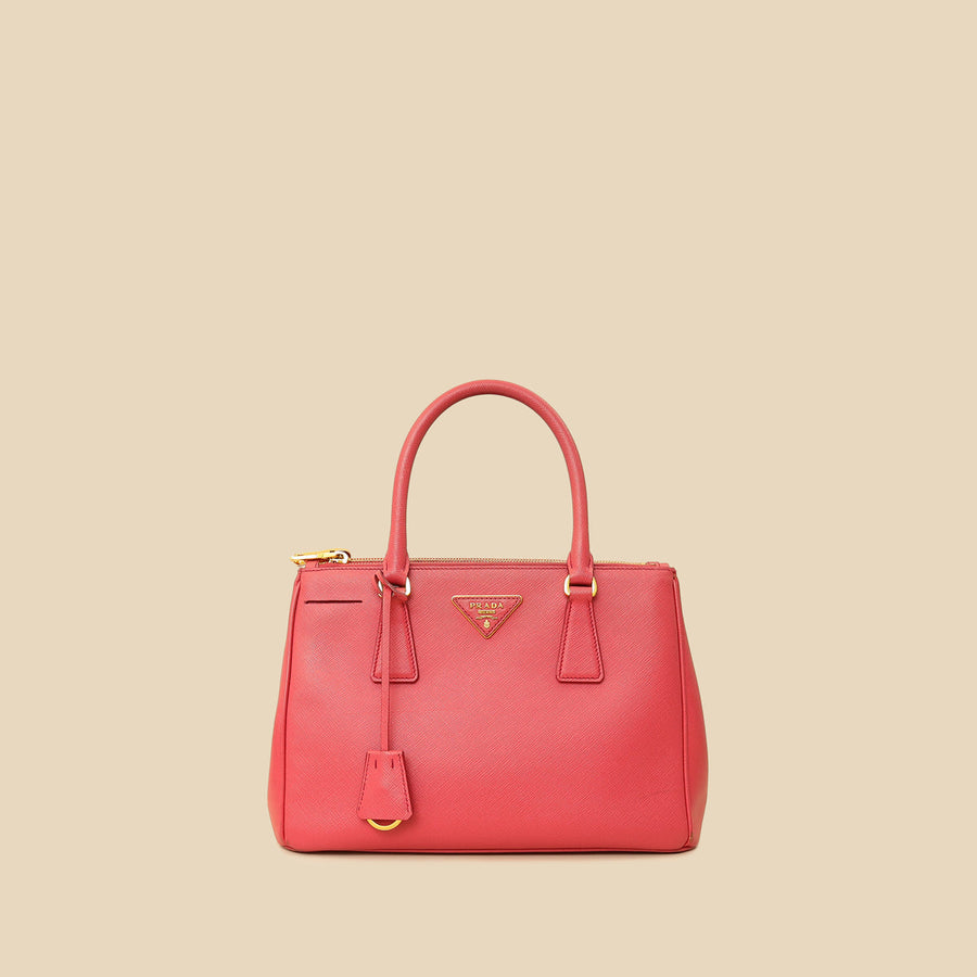 Prada Pink Lux Galleria Medium Tote Bag
