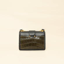 Prada Bicolor Cahier Matte Crocodile Bag