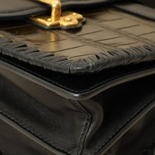 Prada Bicolor Cahier Matte Crocodile Bag