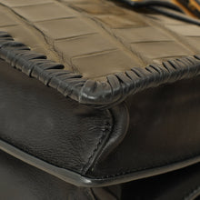 Prada Bicolor Cahier Matte Crocodile Bag