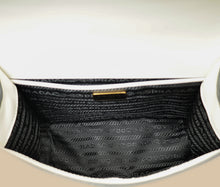 Prada White Flap Chain Crossbody Bag