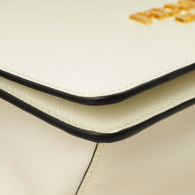 Prada White Flap Chain Crossbody Bag