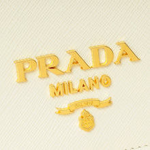 Prada White Flap Chain Crossbody Bag