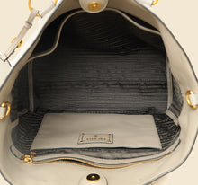 Prada Gray Vitello Phenix Tote Bag