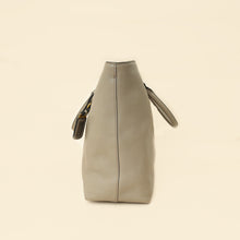 Prada Gray Vitello Phenix Tote Bag