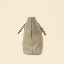 Prada Gray Vitello Phenix Tote Bag