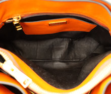 Prada Papaya Soft Triple Pocket Tote Bag