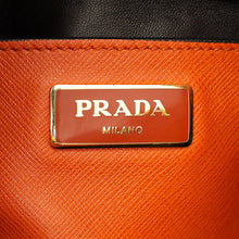 Prada Papaya Soft Triple Pocket Tote Bag