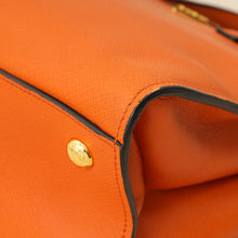 Prada Papaya Soft Triple Pocket Tote Bag