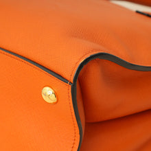 Prada Papaya Soft Triple Pocket Tote Bag