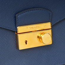 Prada Bluette Lux Galleria Front Pocket Bag