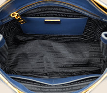 Prada Bluette Lux Galleria Front Pocket Bag