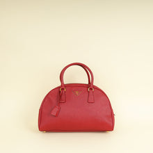 Prada Red Lux Bowling Bag