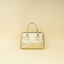 Prada Metallic Gold Lux Galleria Tote Small Bag