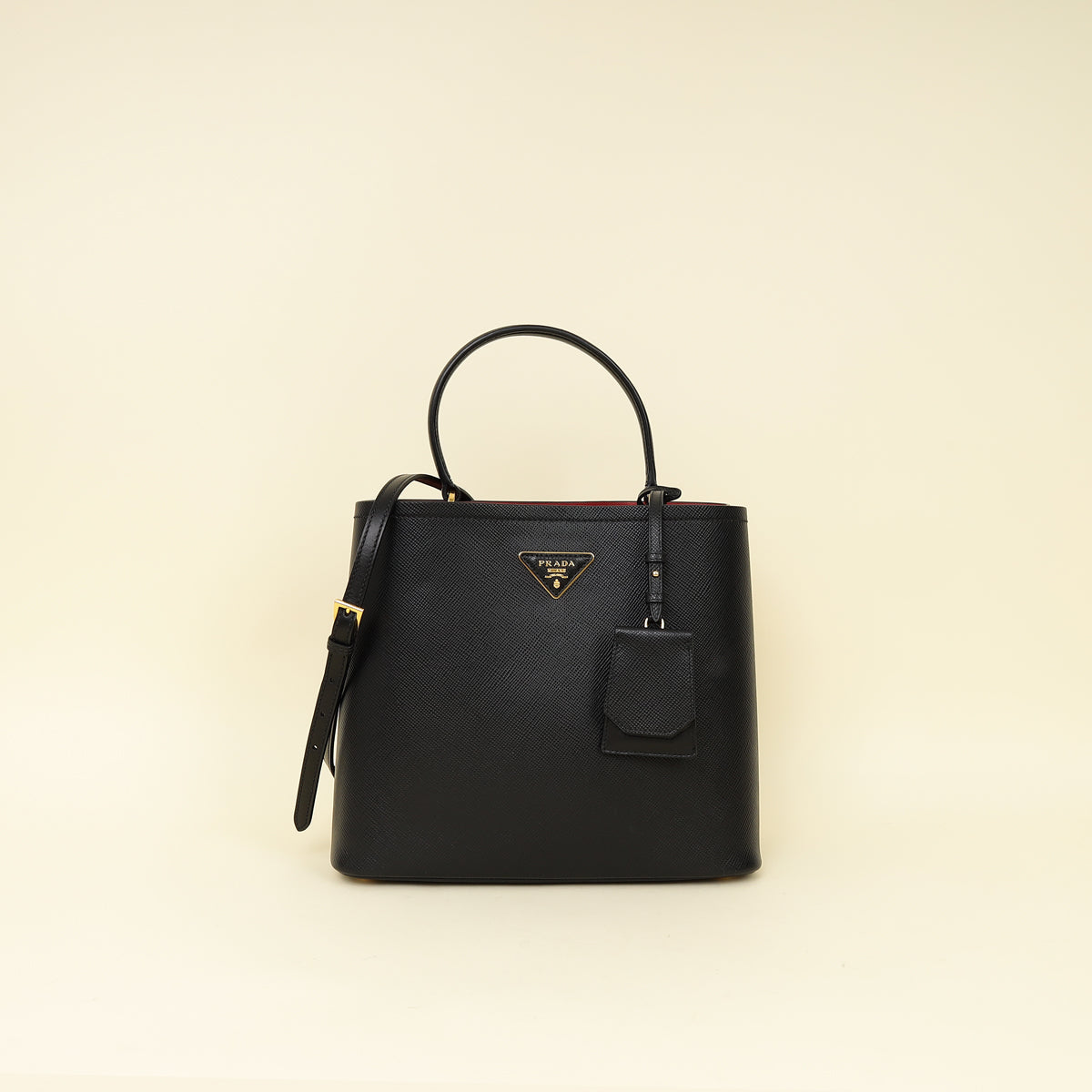Prada Black Panier Large Bag