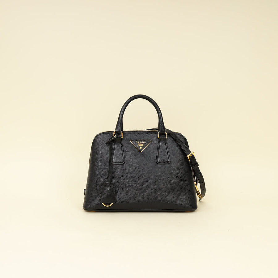 Prada Black Lux Promenade Small Bag