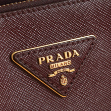 Prada Burgundy Galleria Medium Bag