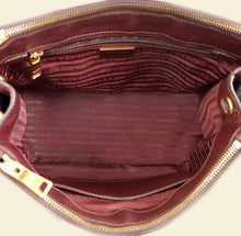 Prada Burgundy Galleria Medium Bag