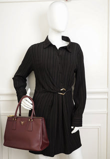 Prada Burgundy Galleria Medium Bag