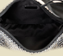 Prada Black Crystal-Embellished Satin Re-Edition 2000 Mini Bag