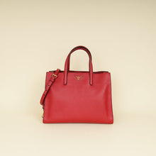 Prada Red Soft Convertible Tote Bag