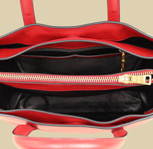 Prada Red Soft Convertible Tote Bag