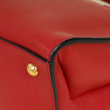 Prada Red Soft Convertible Tote Bag
