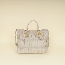 Prada Light Gray Tessuto Gaufre Tote Bag