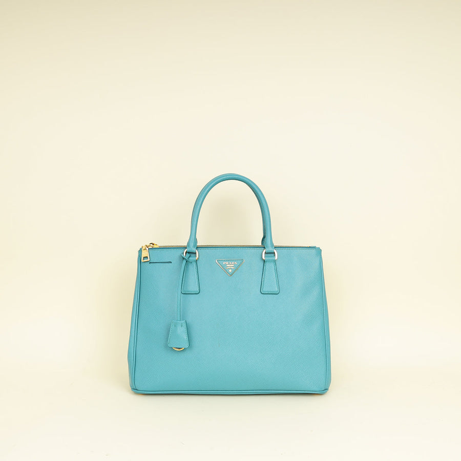 Prada Tiffany Lux Galleria Large Tote Bag
