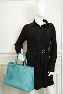 Prada Tiffany Lux Galleria Large Tote Bag